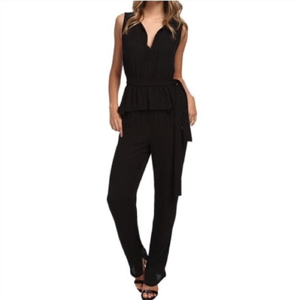 BCBGMAXAZRIA Black Giovanna Jumpsuit
